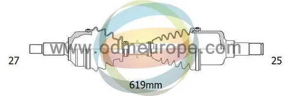 Arbre de transmission 4X4 ESTANFI EST-18-061040