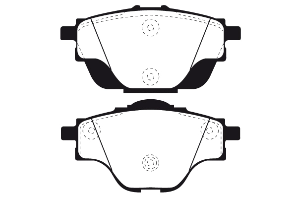 Kit de plaquettes de frein, frein à disque Technika 02293A