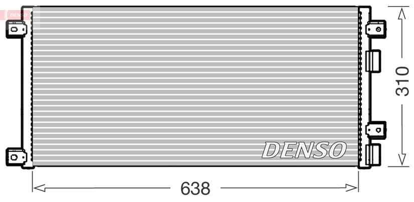 Condenseur, climatisation DENSO DCN12006