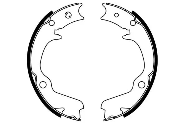 Jeu de mâchoires de frein, frein de stationnement E.T.F. 09-0669