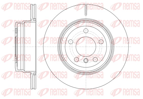 Disque de frein REMSA 61287.10