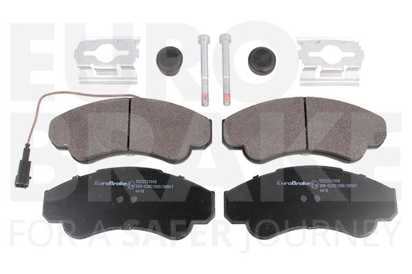 Kit de plaquettes de frein, frein à disque EUROBRAKE 5502221948