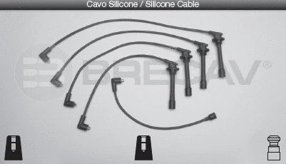 Kit de câbles d'allumage BRECAV 27.501