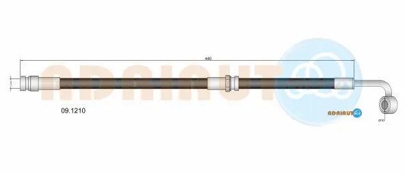 Flexible de frein ADRIAUTO 09.1210
