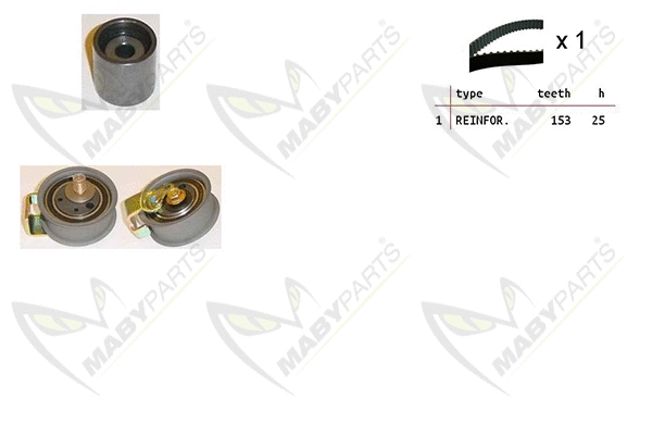 Kit de courroie crantée MABYPARTS OBK010372
