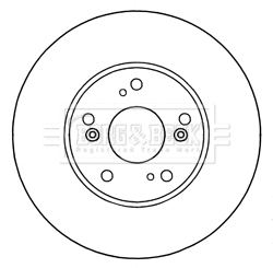 Disque de frein BORG & BECK BBD5319