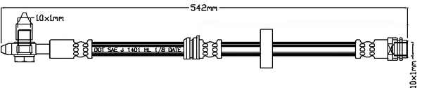 Flexible de frein JURATEK JBH1041