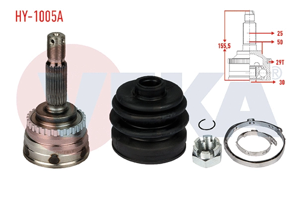 Jeu de joints, arbre de transmission VEKA HY-1005A