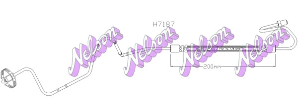 Flexible de frein KAWE H7187