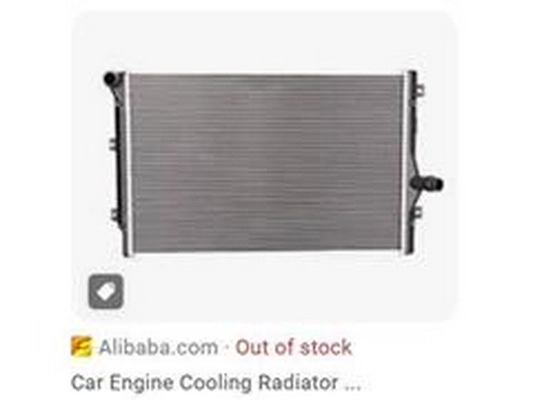 Radiateur, refroidissement du moteur ZPY 1K0121251N