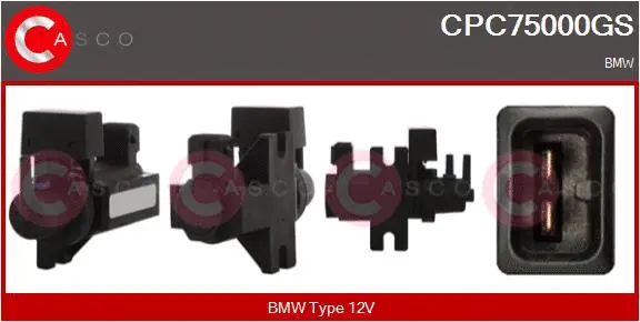Transmetteur de pression, contrôle des gaz d'échappement CASCO CPC75000GS