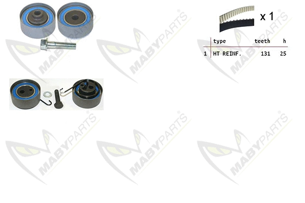 Kit de courroie crantée MABYPARTS OBK010057