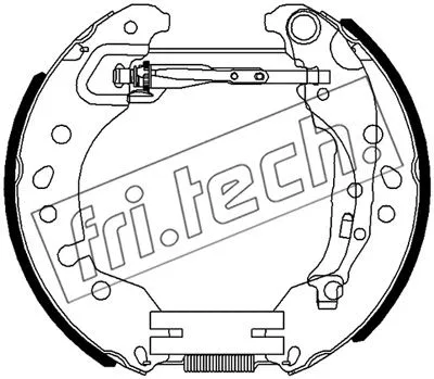 Jeu de mâchoires de frein fri.tech. 16515