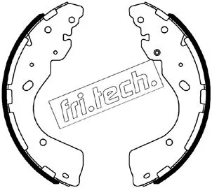 Jeu de mâchoires de frein fri.tech. 1067.203