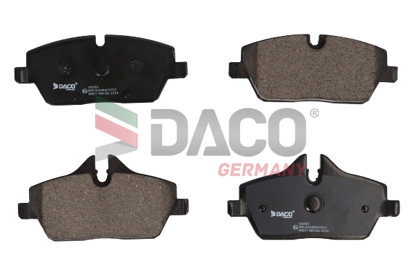 Kit de plaquettes de frein, frein à disque DACO Germany 320303