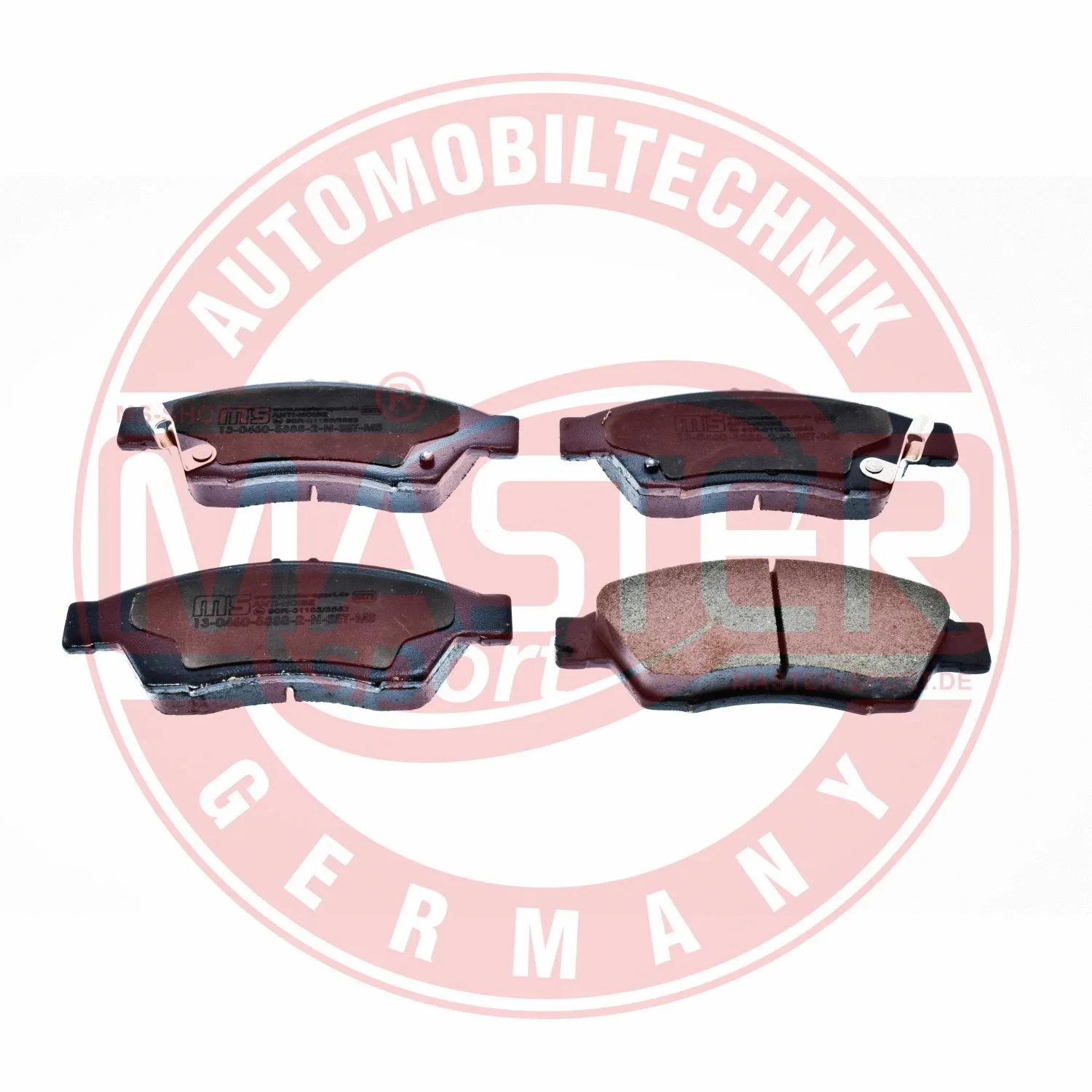 Kit de plaquettes de frein, frein à disque MASTER-SPORT GERMANY 13046058882N-SET-MS