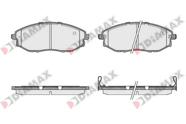 Kit de plaquettes de frein, frein à disque DIAMAX N09411