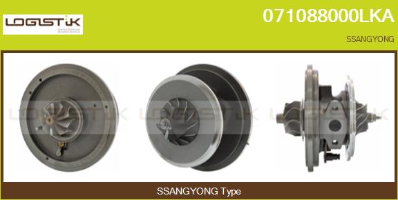 Groupe carter, turbocompresseur LGK 071088000LKA