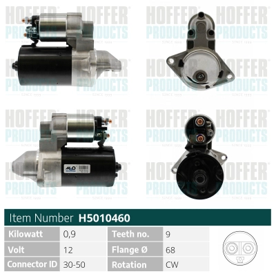 Démarreur HOFFER H5010460