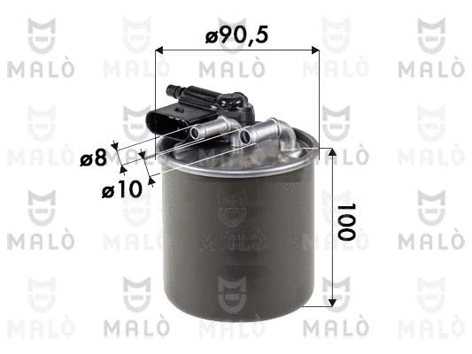 Filtre à carburant AKRON-MALÒ 1520257