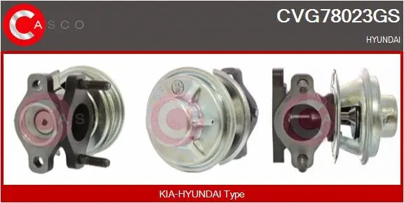 Vanne EGR CASCO CVG78023GS