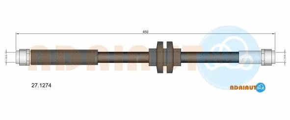 Flexible de frein ADRIAUTO 27.1274