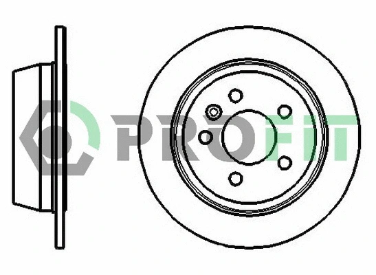 Disque de frein PROFIT 5010-0861