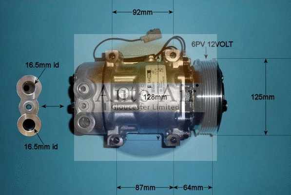 Compresseur, climatisation AUTO AIR GLOUCESTER 14-0078