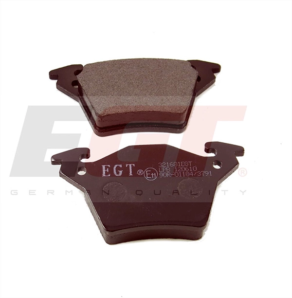 Kit de plaquettes de frein, frein à disque EGT 321681EGT