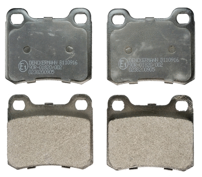 Kit de plaquettes de frein, frein à disque DENCKERMANN B110916