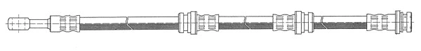 Flexible de frein CEF 511761