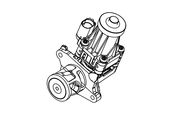 Vanne EGR AISIN EGRAZ-7013