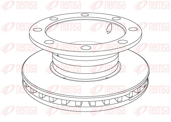 Disque de frein REMSA NCA1106.20