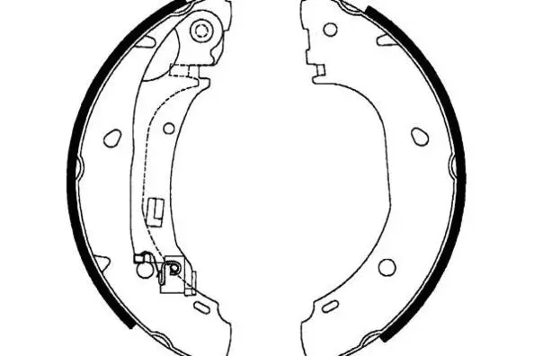 Jeu de mâchoires de frein E.T.F. 09-0626