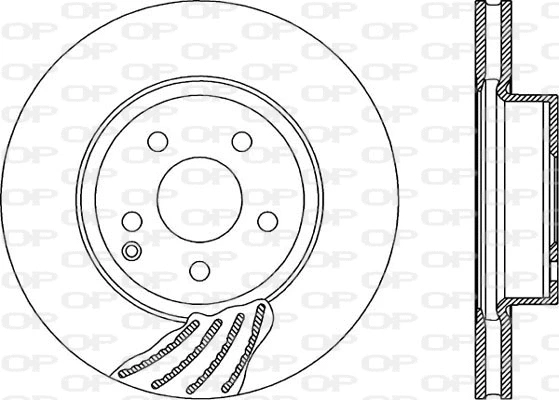 Disque de frein OPEN PARTS BDR1997.20
