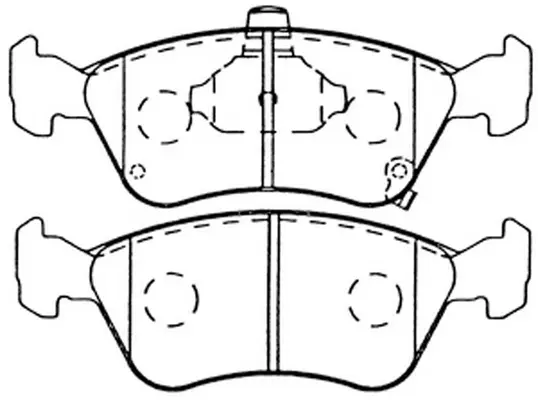 Kit de plaquettes de frein, frein à disque FIT FP1822