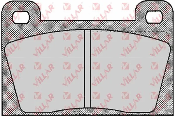 Kit de plaquettes de frein, frein à disque VILLAR 626.0351