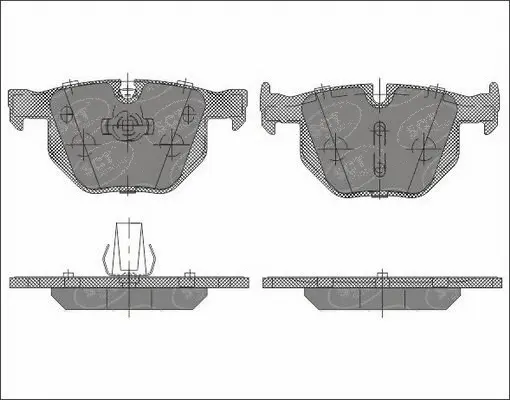 Kit de plaquettes de frein, frein à disque SCT - MANNOL SP 637 PR