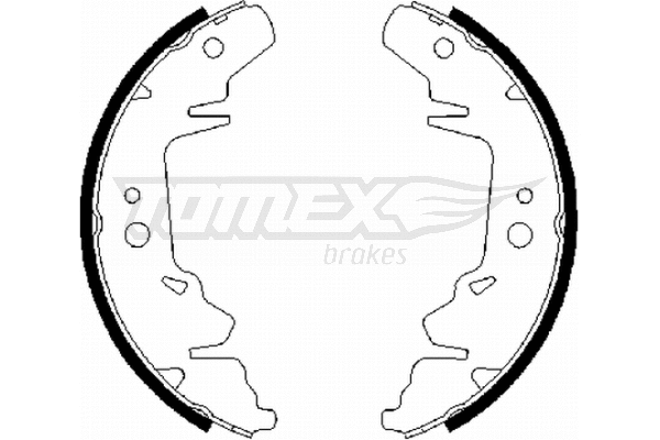Jeu de mâchoires de frein TOMEX Brakes TX 21-64