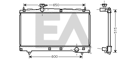 Radiateur, refroidissement du moteur EACLIMA 31R71171