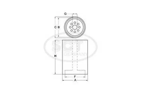 Filtre à carburant SCT - MANNOL ST 6059
