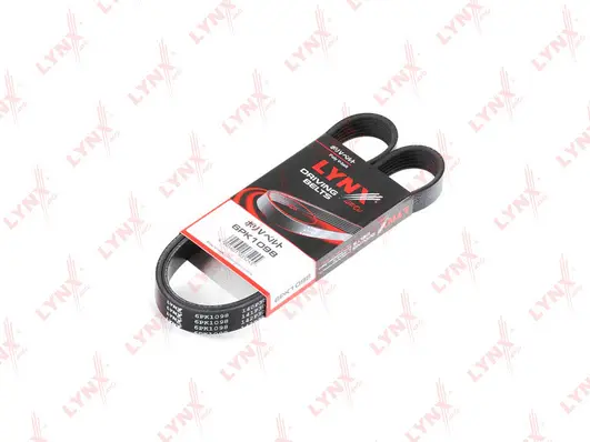 Courroie trapézoïdale à nervures LYNXAUTO 6PK1098