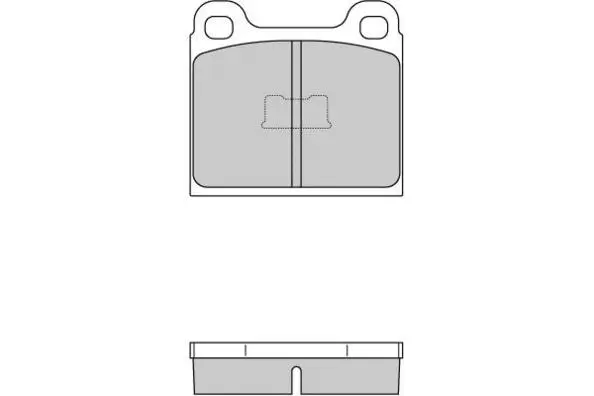 Kit de plaquettes de frein, frein à disque E.T.F. 12-0054