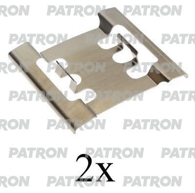 Kit d'accessoires, plaquette de frein à disque PATRON PSRK1207