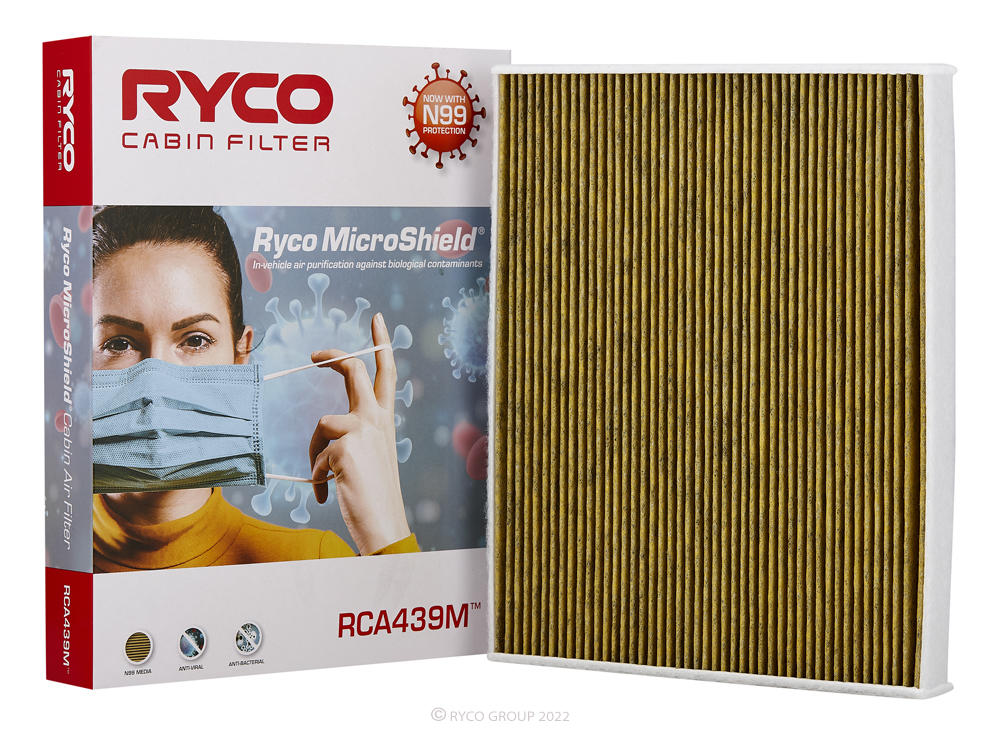 Filtre, air de l'habitacle RYCO RCA439M