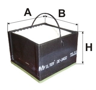 Filtre à carburant MFILTER DE 3402