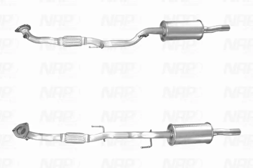 Tuyau d'échappement NAP carPARTS GmbH CAC10667