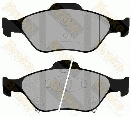 Kit de plaquettes de frein, frein à disque Brake ENGINEERING PA1781