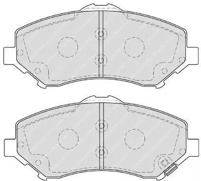 Kit de plaquettes de frein, frein à disque FIT FP1273
