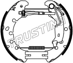 Jeu de mâchoires de frein TRUSTING 6379
